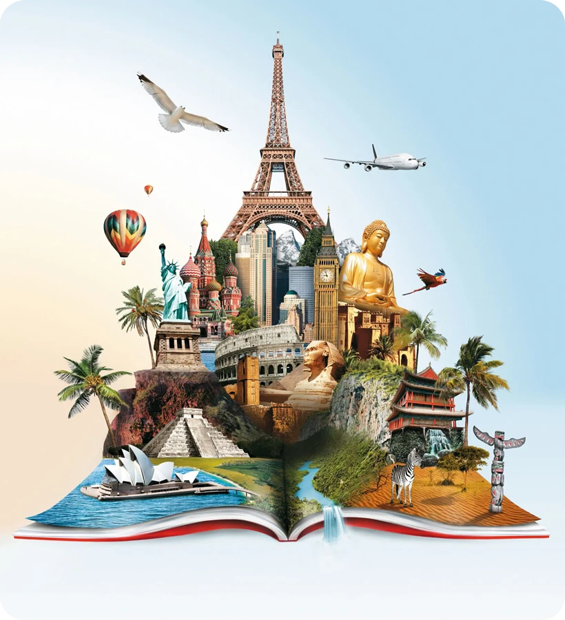 banner ứng dụng lên lịch trình du lịch bằng AI